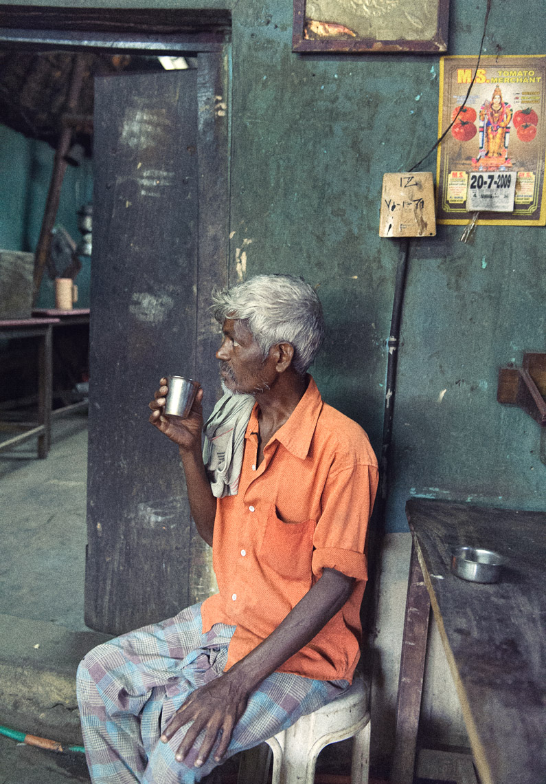 Early morning tea, India