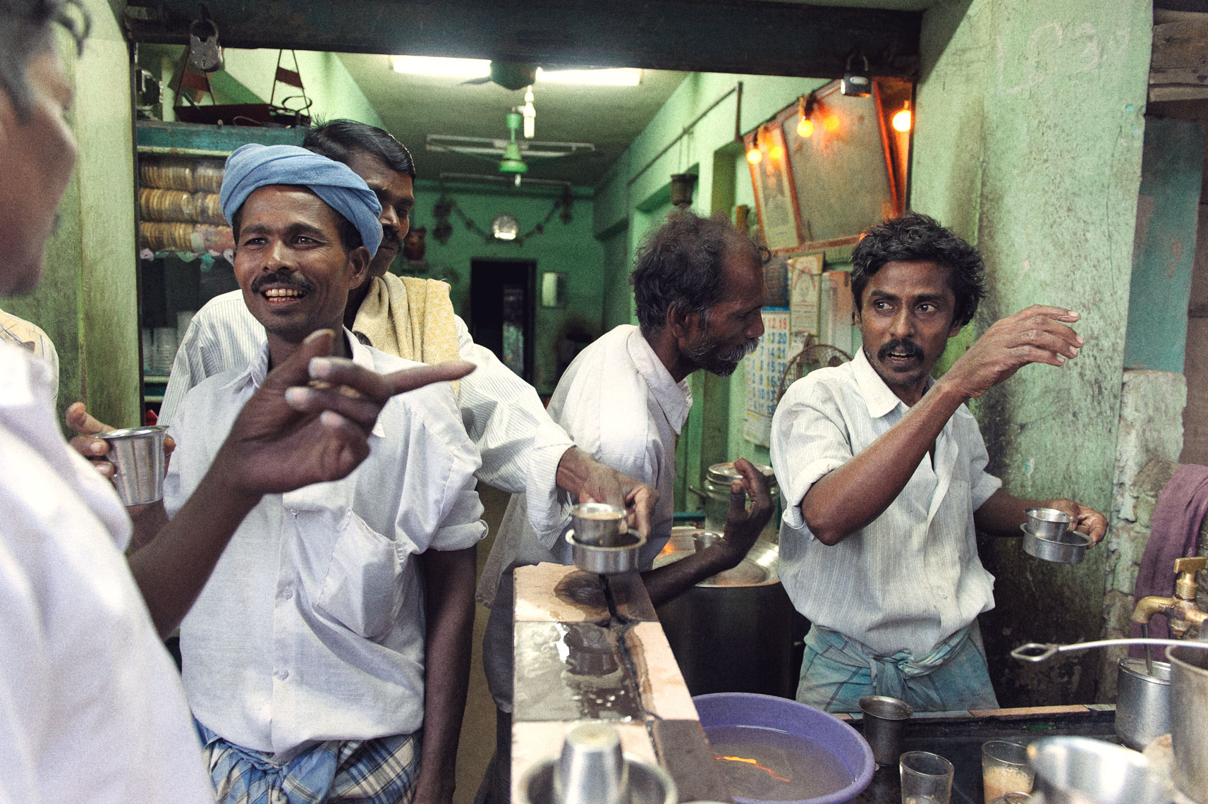 Evening tea, India