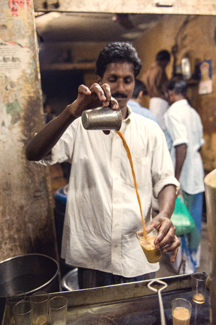 Cooling tea, India