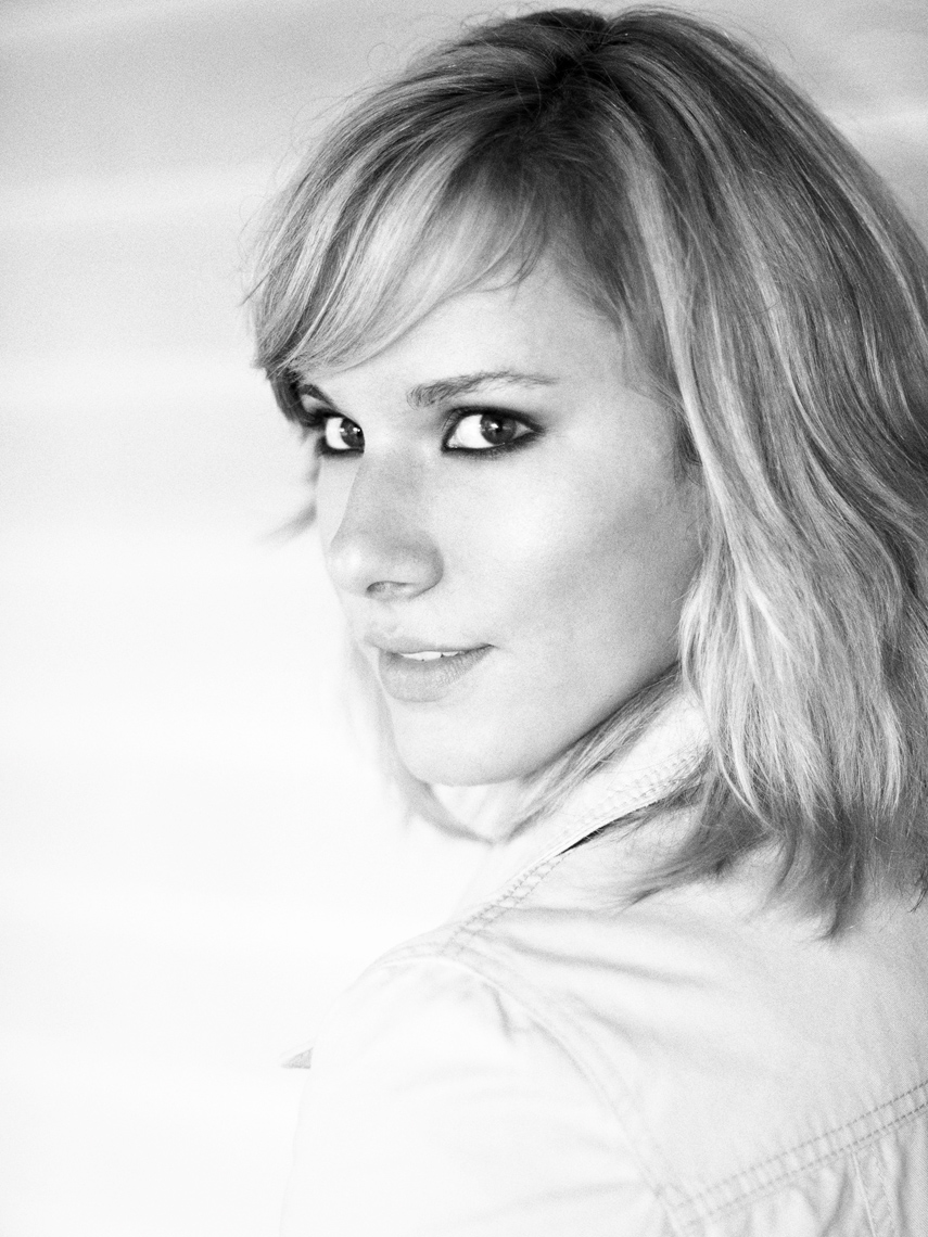 black and white